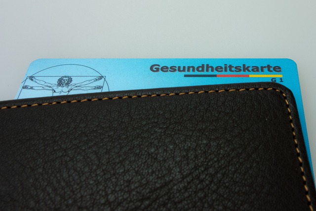 Gesundheitskarte einer Krankenkasse