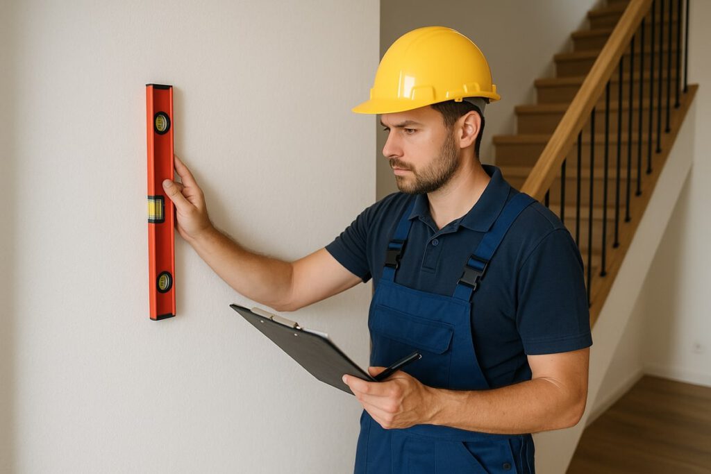 Statiker prüft die Tragfähigkeit der Wand (Symbolbild mit OpenAi erstellt) - ©Altersgerecht Modernisieren