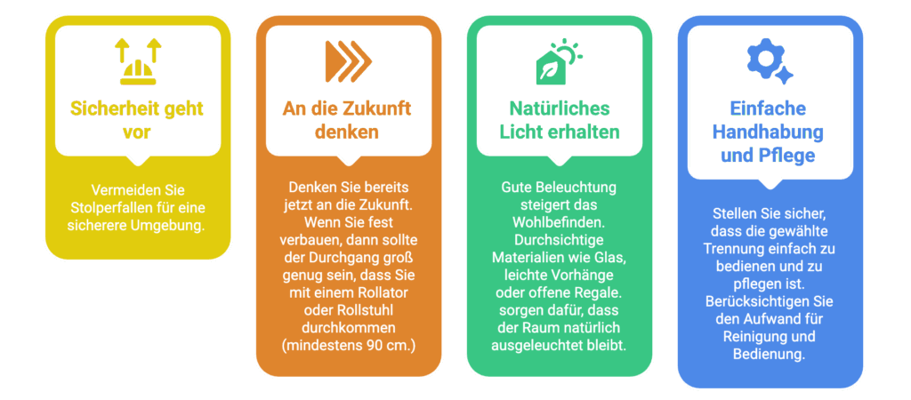 Daran sollten Sie vorab bei der Küchentrennung denken - © Altersgerecht Modernisieren