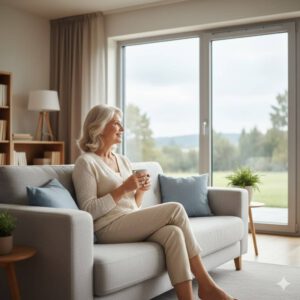 Fenster mit Lüftung (erstellt mit KI) - ©Altersgerecht Modernisieren