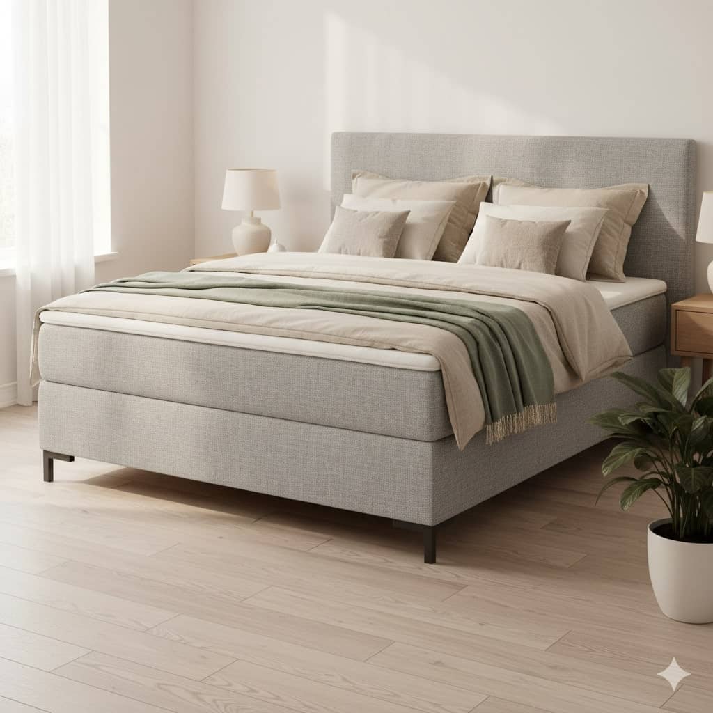 Premium Boxspringbett (erstellt mit KI) -©Altersgerecht Modernisieren