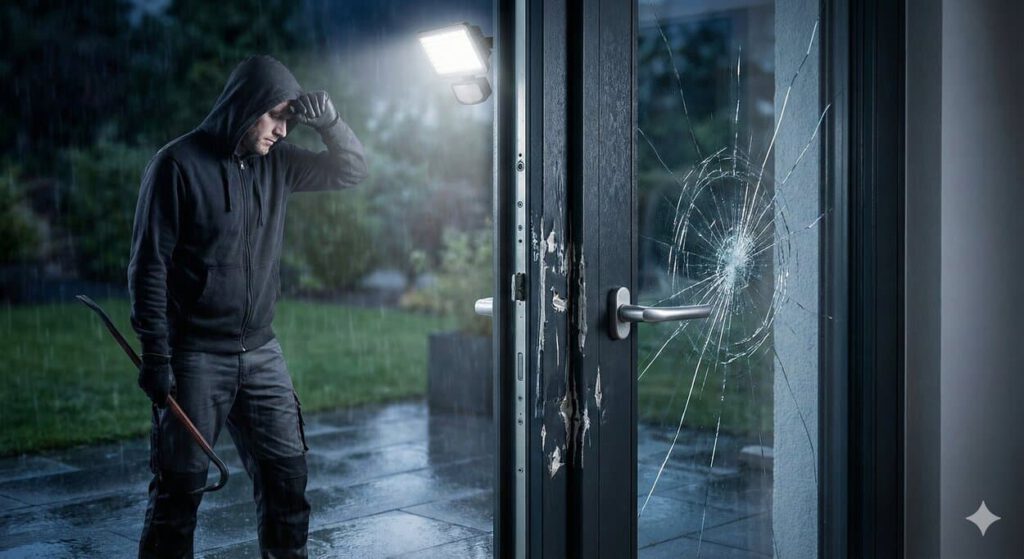 Misslungener Einbruchsversuch über einbruchhemmende Fenster - ©Altersgerecht Modernisieren